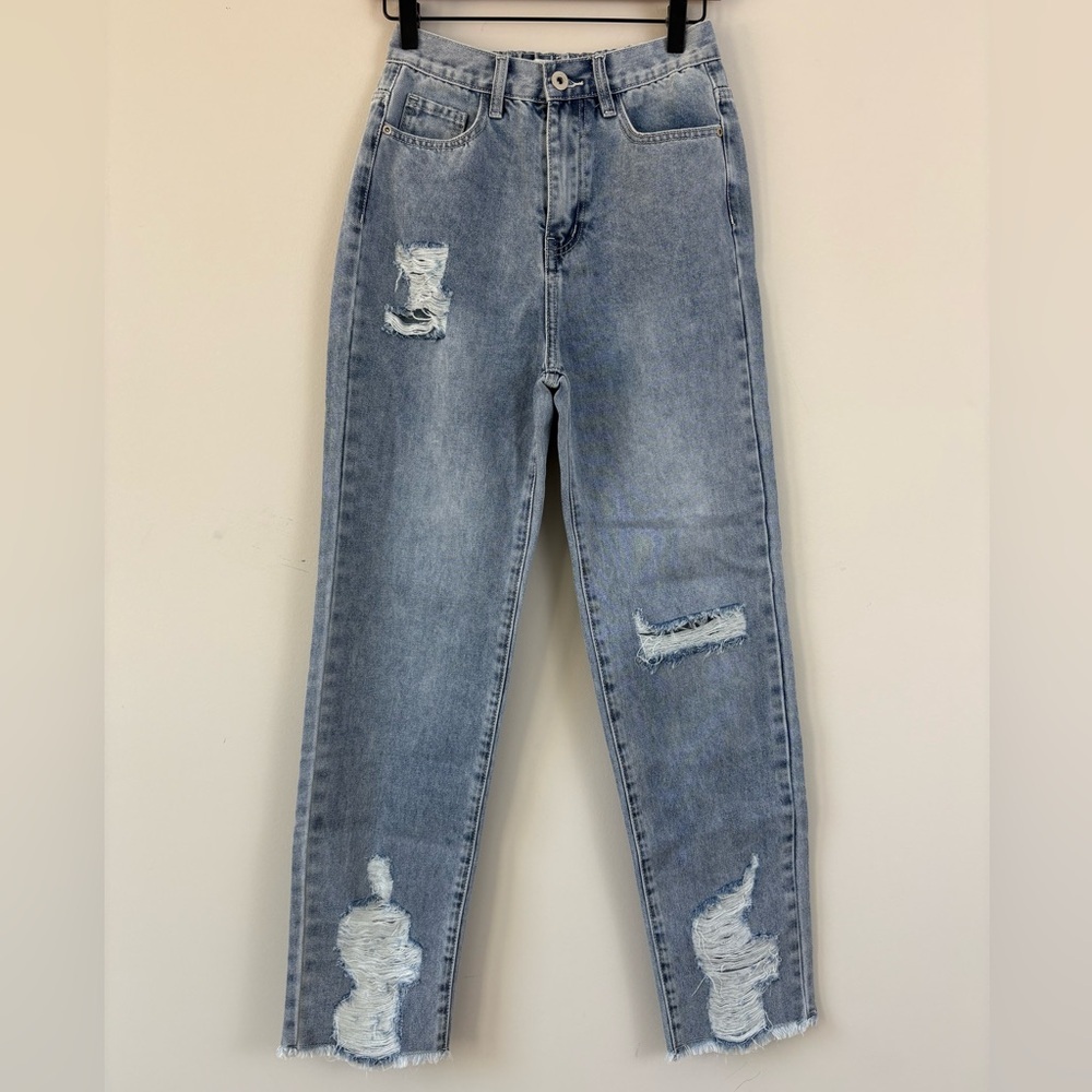 NET! Dance Marvel Distressed Jeans - Picture 2 of 9